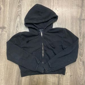 brandy melville cropped hoodie